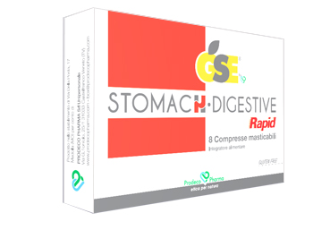 GSE STOMACH DIGESTIVE RAPID 8 COMPRESSE - Farmacia Puddu Baire S.r.l.