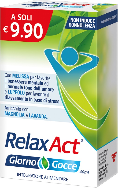 RELAX ACT GIORNO GOCCE 40 ML - Farmacia Puddu Baire S.r.l.