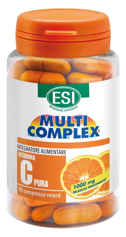 ESI MULTICOMPLEX VITAMINA C PURA 1000 MG RETARD 90 COMPRESSE - Farmacia Puddu Baire S.r.l.