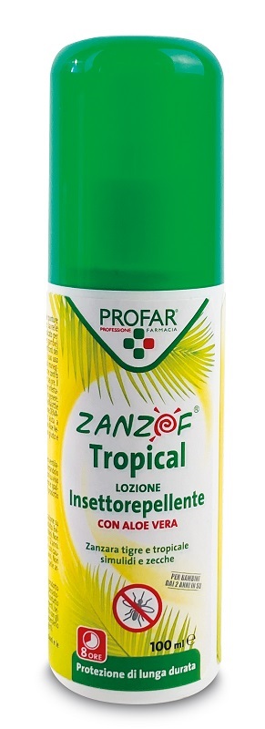 ZANZOF TROPICAL FORTE SPRAY DEET 19,5% 100 ML PROFAR - Farmacia Puddu Baire S.r.l.