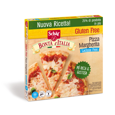 SCHAR SURGELATI PIZZA MARGHERITA SENZA LATTOSIO 350 G - Farmacia Puddu Baire S.r.l.