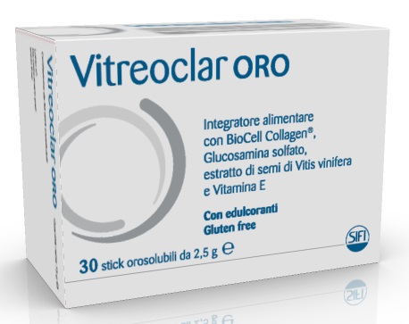 VITREOCLAR ORO 30 BUSTINE OROSOLUBILI DA 2,5 G - Farmacia Puddu Baire S.r.l.