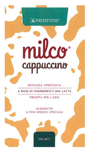 MEDIFOOD MILCO BEVANDA APROTEICA CAPPUCCINO 6 X 200 ML - Farmacia Puddu Baire S.r.l.