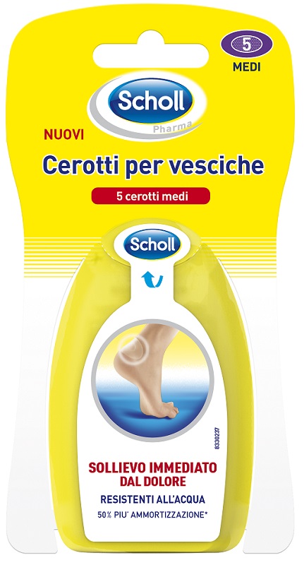 SCHOLL CEROTTI PER VESCICHE MEDIO DITA DEI PIEDI 6 PEZZI - Farmacia Puddu Baire S.r.l.