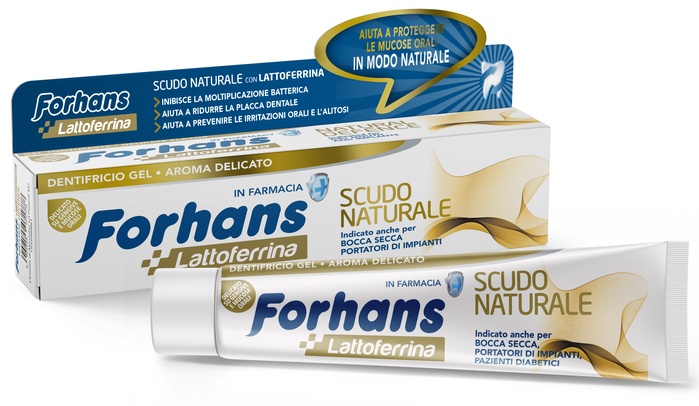 FORHANS DENTIFRICIO SCUDO NATURALE 75 ML - Farmacia Puddu Baire S.r.l.