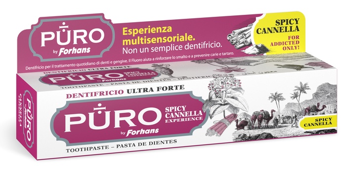 PURO DENTIFRICIO SPICY CANNELLA 75 ML - Farmacia Puddu Baire S.r.l.