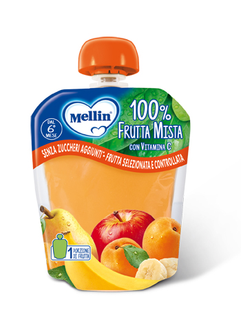 MELLIN POUCH FRUTTA MISTA 90 G - Farmacia Puddu Baire S.r.l.