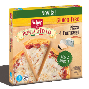 SCHAR SURG PIZZA 4 FORMAGGI 415 G 1 PEZZO - Farmacia Puddu Baire S.r.l.