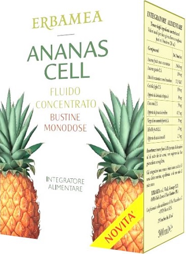 ANANAS CELL FLUIDO CONCENTRATO 15 BUSTINE 20 ML - Farmacia Puddu Baire S.r.l.
