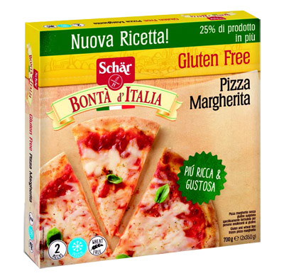 SCHAR SURGELATI PIZZA MARGHERITA BONTA' D'ITALIA 2 X 350 G - Farmacia Puddu Baire S.r.l.