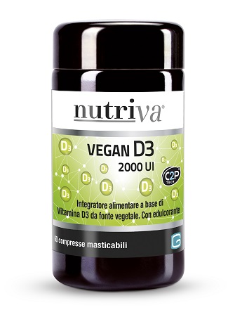 NUTRIVA VEGAN D3 60 COMPRESSE 2000 UI - Farmacia Puddu Baire S.r.l.