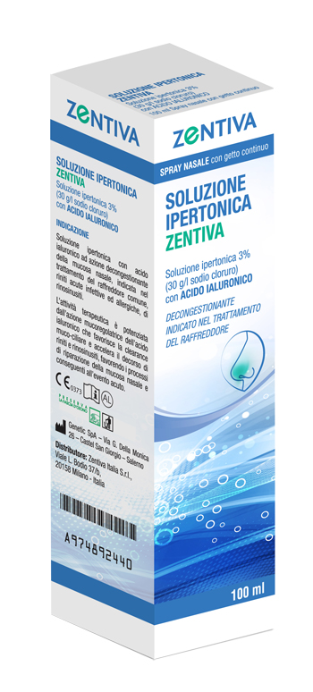 SOLUZIONE IPERTONICA ZENTIVA SPRAY NASALE 100 ML - Farmacia Puddu Baire S.r.l.