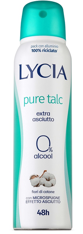 LYCIA SPRAY PURE TALC 150 ML - Farmacia Puddu Baire S.r.l.