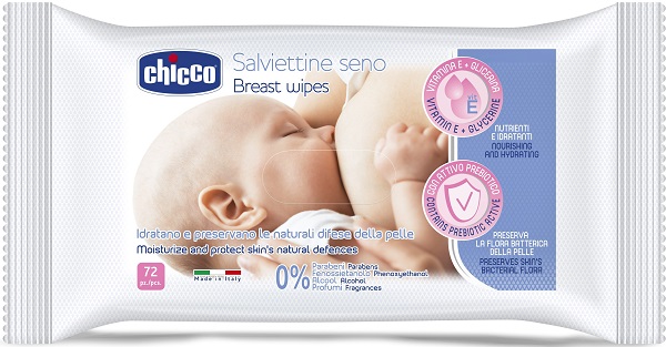 CHICCO SALVIETTE DETERGENTI PER IL SENO 72 PEZZI - Farmacia Puddu Baire S.r.l.