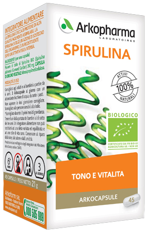 ARKO CAPSULE SPIRULINA BIO 45 CAPSULE - Farmacia Puddu Baire S.r.l.