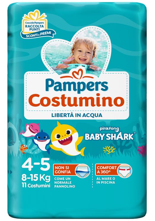 PAMPERS COSTUMINO CP 11 TG4 TG 4 11 PEZZI - Farmacia Puddu Baire S.r.l.