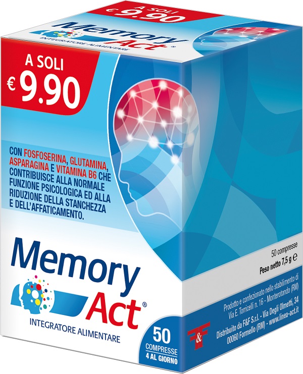 MEMORY ACT 50 COMPRESSE - Farmacia Puddu Baire S.r.l.