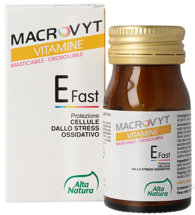 MACROVYT VITAMINA E 40 COMPRESSE FAST - Farmacia Puddu Baire S.r.l.