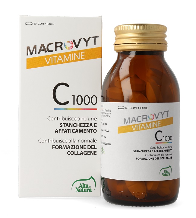 MACROVYT VITAMINA C 1000 FAST & SLOW 30 COMPRESSE - Farmacia Puddu Baire S.r.l.