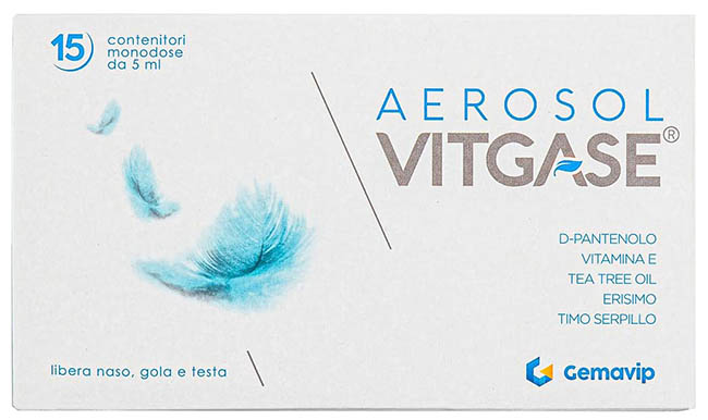 VITGASE AEROSOL 15 FLACONCINI 5 ML - Farmacia Puddu Baire S.r.l.