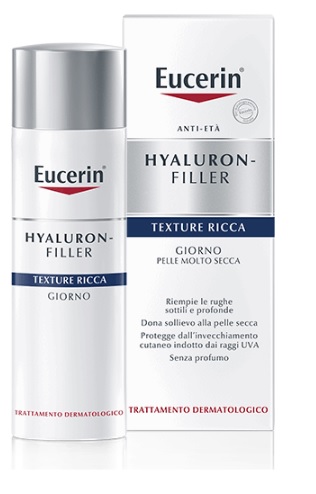 EUCERIN HYALURON-FILLER TEXTURE RICCA GIORNO 50 ML - Farmacia Puddu Baire S.r.l.