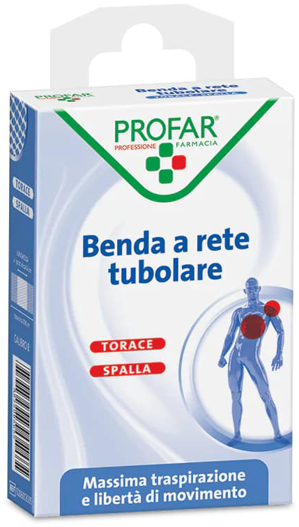 BENDA A RETE ELASTICA TORACE SPALLA 3 M TESI CALIBRO 8 PROFAR - Farmacia Puddu Baire S.r.l.