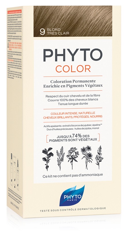 PHYTOCOLOR 9 BIONDO CHIARISS 1 LATTE + 1 CREMA + 1 MASCHERA + 1 PAIO DI GUANTI - Farmacia Puddu Baire S.r.l.