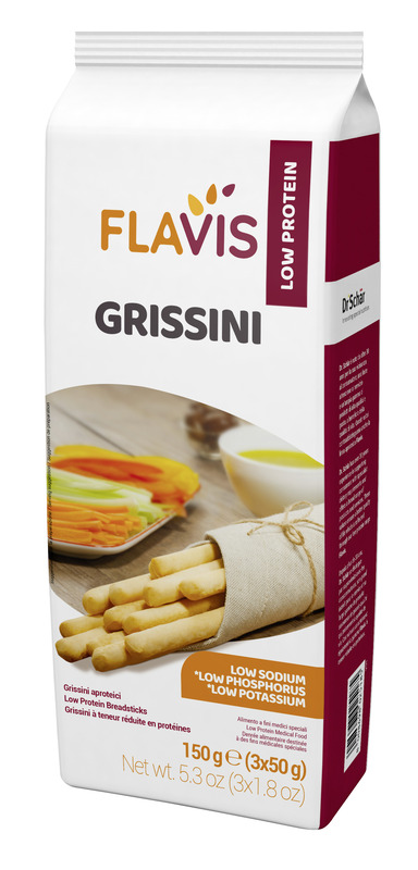 FLAVIS GRISSINI APROTEICI 3 PORZIONI DA 50 G - Farmacia Puddu Baire S.r.l.