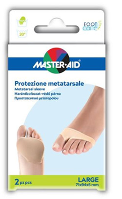 PROTEZIONE MASTER-AID PER METATARSO IN TESSUTO ELASTICO E GEL L 1 PAIO - Farmacia Puddu Baire S.r.l.