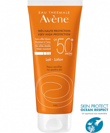 EAU THERMALE AVENE SOLARE LATTE SPF50+ 100 ML NUOVA FORMULA - Farmacia Puddu Baire S.r.l.