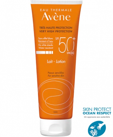 EAU THERMALE AVENE SOLARE LATTE SPF50+ 250 ML NUOVA FORMULA - Farmacia Puddu Baire S.r.l.