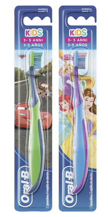 ORALB KIDS SPAZZOLINO MANUALE CARS&PRINCESS 3-5 ANNI - Farmacia Puddu Baire S.r.l.
