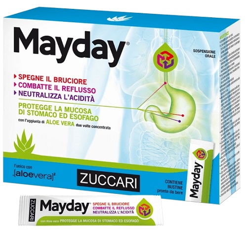MAYDAY SOSPENSIONE PER USO ORALE ALLA MENTA 24 BUSTINE 10 ML - Farmacia Puddu Baire S.r.l.