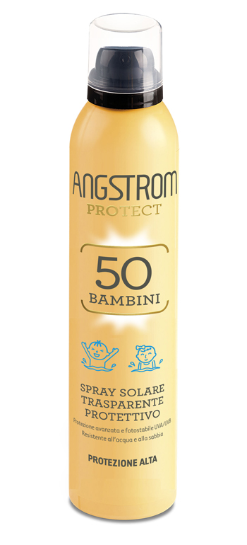 ANGSTROM PROTECT 50 BAMBINI SPRAY SOLARE TRASPARENTE 250 ML - Farmacia Puddu Baire S.r.l.