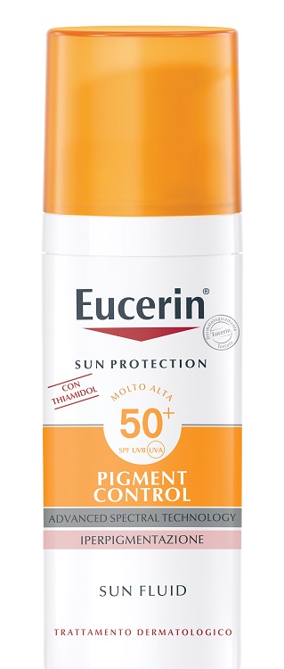 EUCERIN SUN PROTECTION SPF 50+ PIGMENT CONTROL SUN FLUID 50 ML - Farmacia Puddu Baire S.r.l.