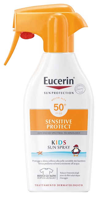 EUCERIN SUN PROTECTION SPF 50+ SENSITIVE PROTECT KIDS SUN SPRAY 300 ML - Farmacia Puddu Baire S.r.l.