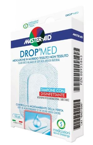 MEDICAZIONE MASTER-AID DROP MED 10 X 10 CM 5 PEZZI - Farmacia Puddu Baire S.r.l.