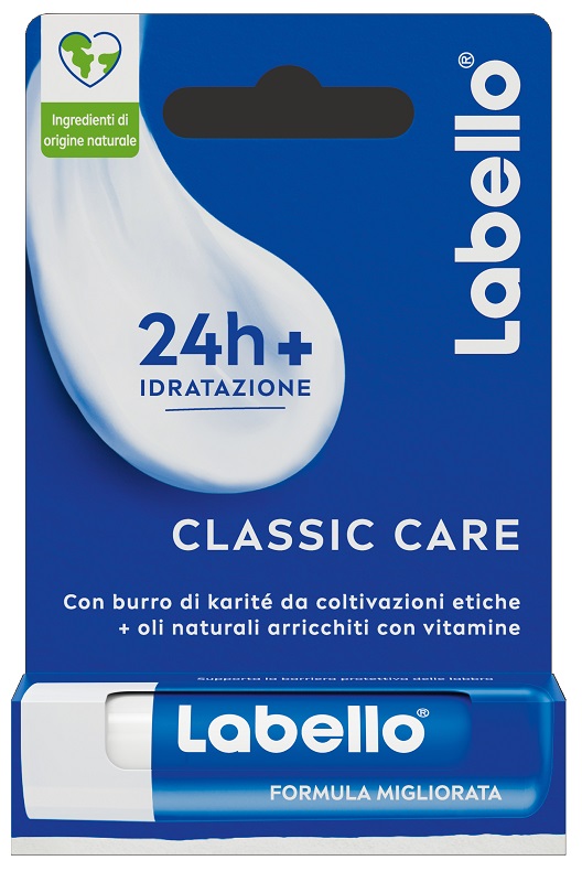 LABELLO CLASSIC CARE STICK 24H IDRATAZIONE FONDENTE SULLE LABBRA 5,5 ML - Farmacia Puddu Baire S.r.l.