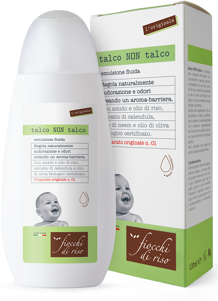 FIOCCHI DI RISO TALCO NON TALCO 120 ML - Farmacia Puddu Baire S.r.l.
