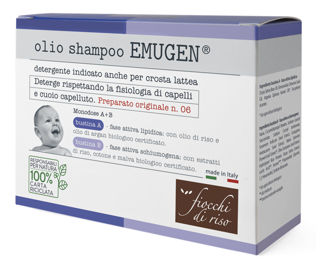 FIOCCHI DI RISO EMUGEN OLIO SHAMPOO ULTRADELICATO 45 ML - Farmacia Puddu Baire S.r.l.