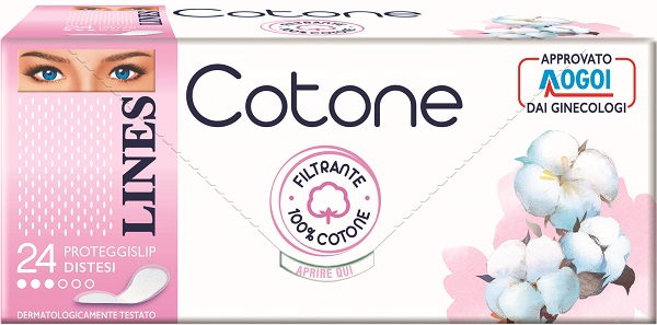 LINES COTONE PROTEGGISLIP DISTESI 24 PEZZI - Farmacia Puddu Baire S.r.l.