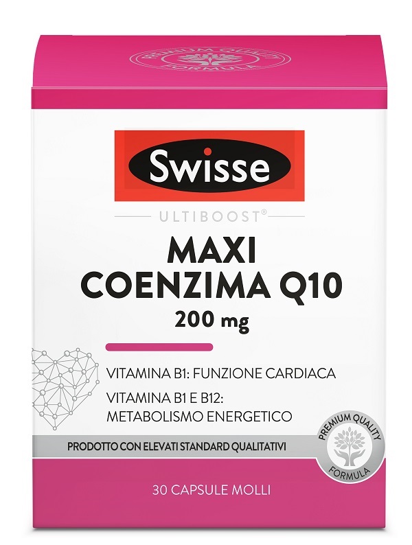 SWISSE MAXI COENZIMA Q10 200 MG 30 CAPSULE - Farmacia Puddu Baire S.r.l.