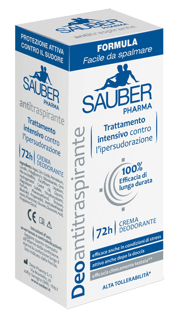 SAUBER DEOANTITRASPIRANTE 72H CREMA 30 ML - Farmacia Puddu Baire S.r.l.