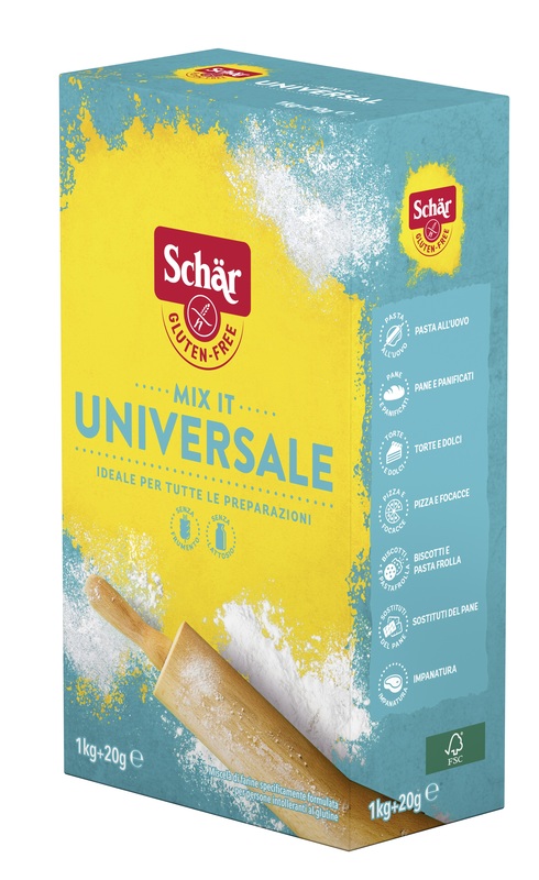 SCHAR MIX IT FARINA UNIVERSALE SENZA LATTOSIO 1 KG + 20 G - Farmacia Puddu Baire S.r.l.