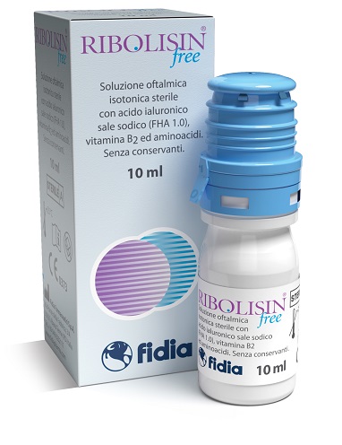 COLLIRIO SOLUZIONE OFTALMICA RIBOLISIN FREE 10 ML - Farmacia Puddu Baire S.r.l.
