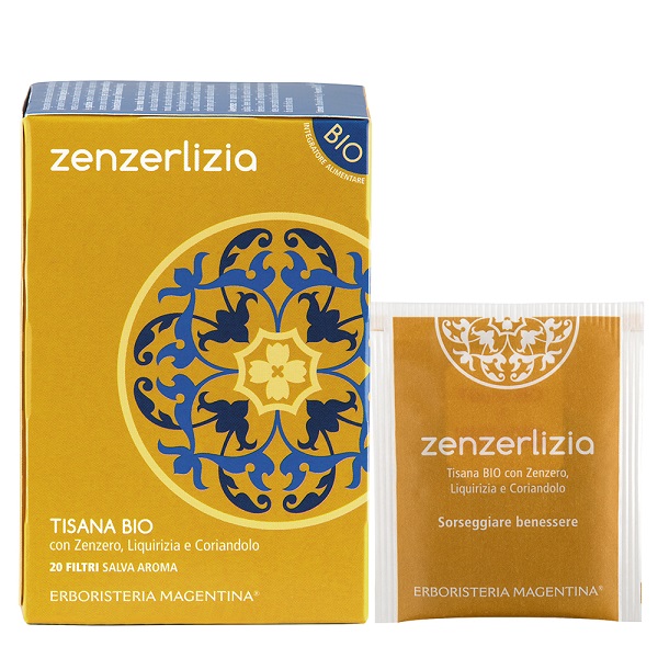 TISANA ZENZERLIZIA BIO 20 FILTRI - Farmacia Puddu Baire S.r.l.