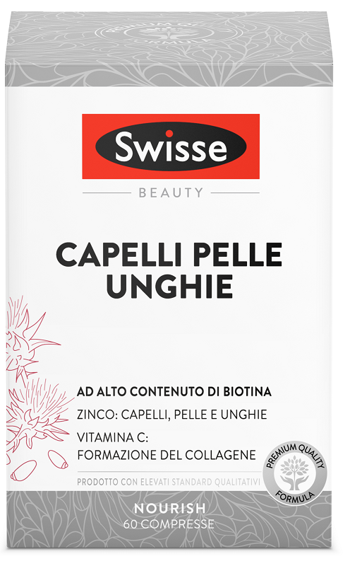 SWISSE CAPELLI PELLE UNGHIE 60 COMPRESSE - Farmacia Puddu Baire S.r.l.