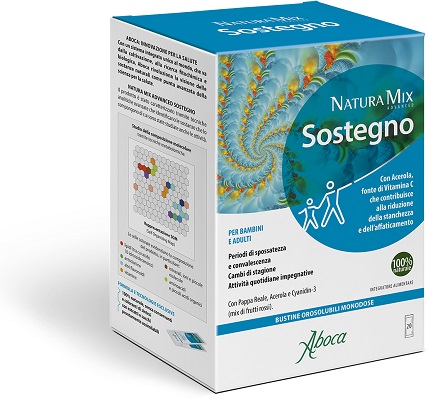NATURA MIX ADVANCED SOSTEGNO OROSOLUBILE 20 BUSTINE - Farmacia Puddu Baire S.r.l.