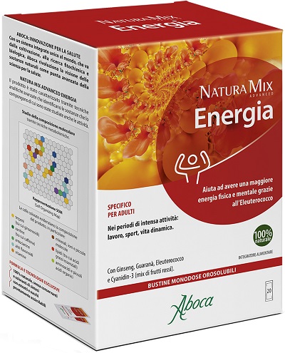 NATURA MIX ADVANCED ENERGIA 20 BUSTINE - Farmacia Puddu Baire S.r.l.