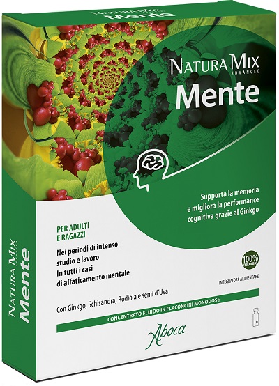NATURA MIX ADVANCED MENTE 10 FLACONCINI 150 G - Farmacia Puddu Baire S.r.l.